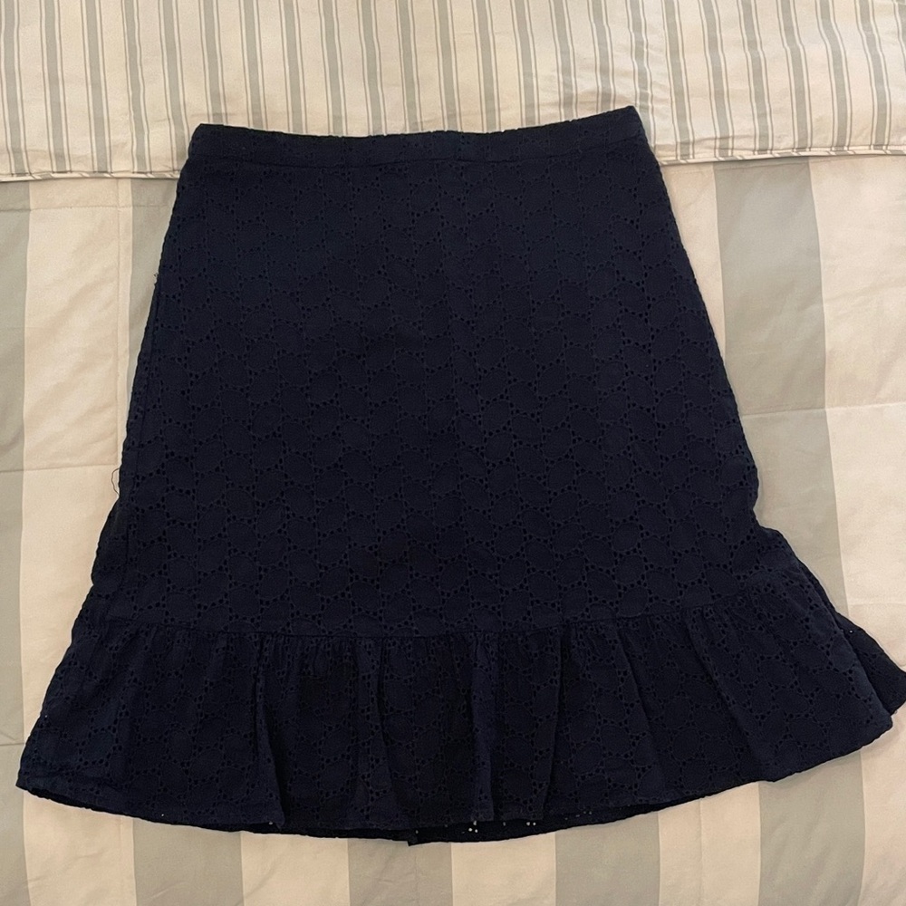 Elegant Navy Blue Women's Skirt